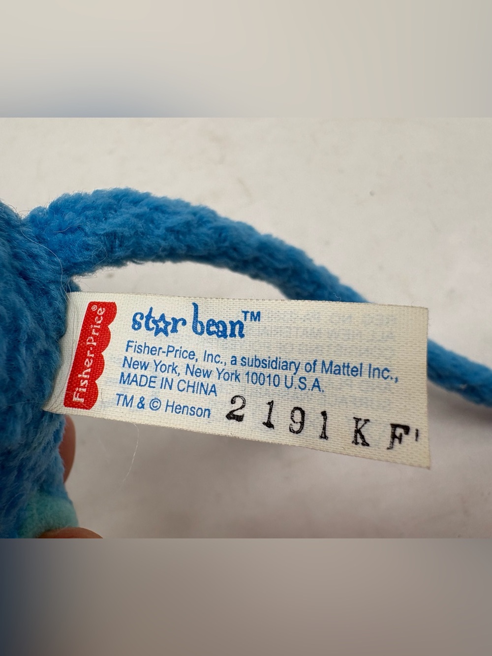 Fisher-Price Bear In The Big Blue House Tutter Sandwich Plush Soft Toy Star Bean - Picture 7 of 7